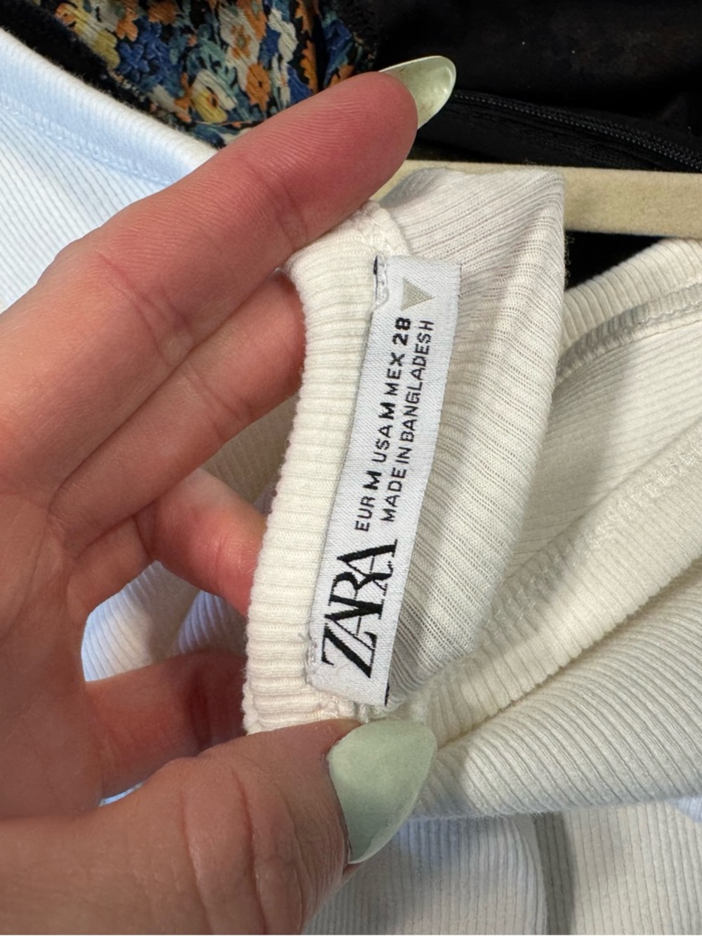 Zara Cream Ribbed Ruched Side-Tie Tank - Picture 2 of 2